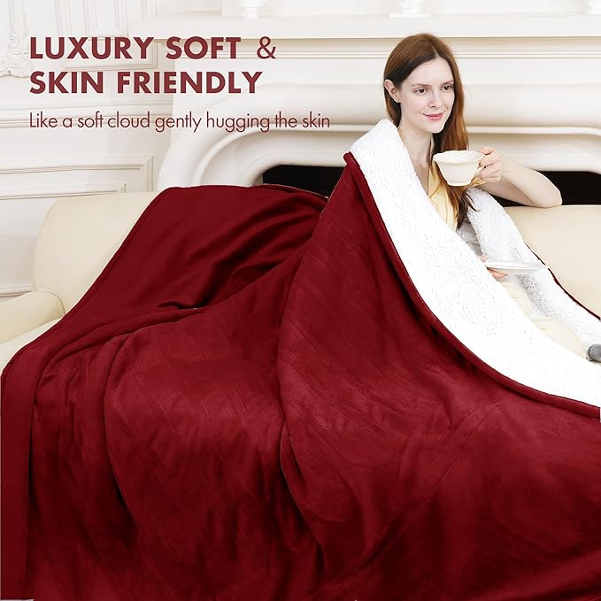 Electric Heated Blanket Twin 62" x 84" - Image 4