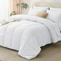 CozyLux Queen Comforter Set White by CozyLux