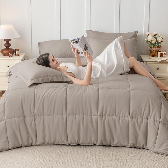 JOLLYVOGUE King Comforter Set, Ultra-Soft Bed in a Bag King Size 7 Pieces - Image 7
