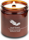 Hemlock Park Oud Forest Apothecary Hand-Poured Scented Candle | Crackling Wood by HemlockPark