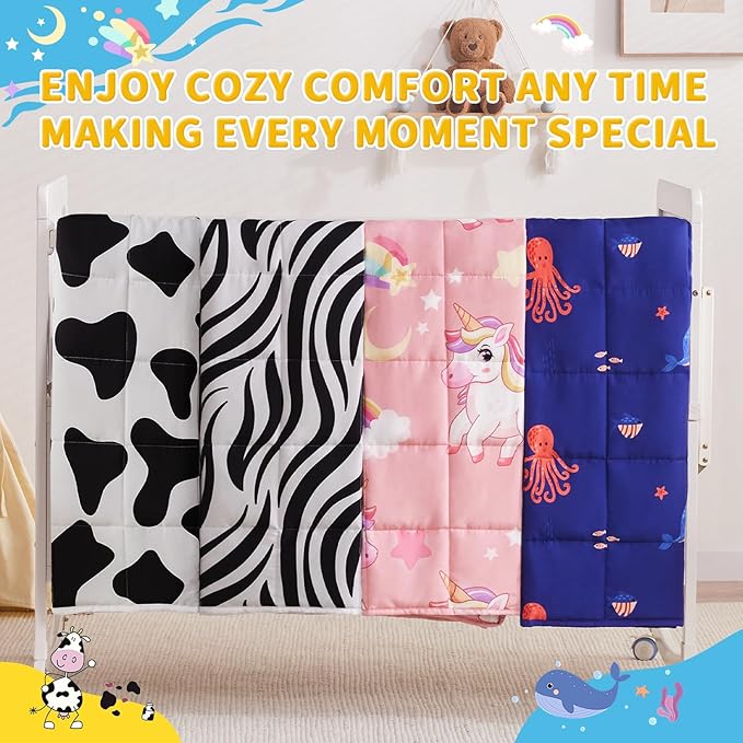 anfie Weighted Blanket Kids, Weighted Blanket Cooling Blanket - Image 7