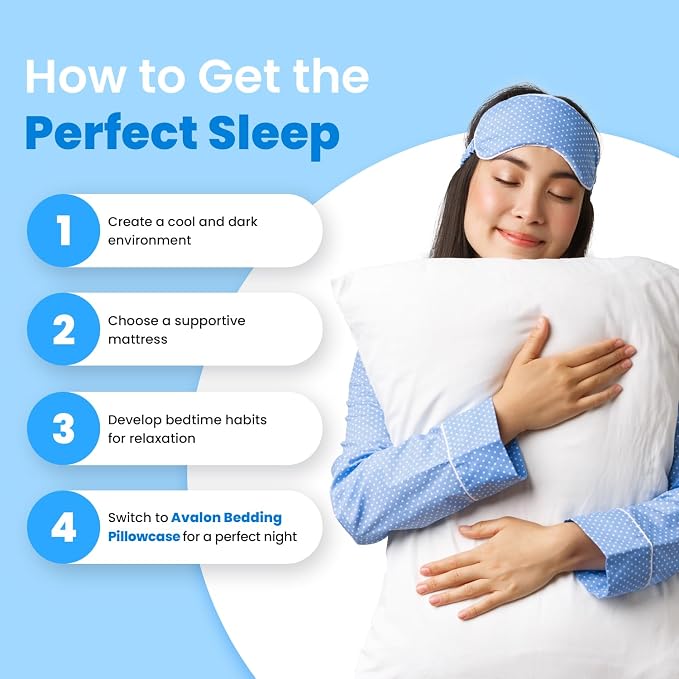 Avalon Bedding Pillow Cases Standard Size White Pillow Cases Set of 24 Cotton - Image 4