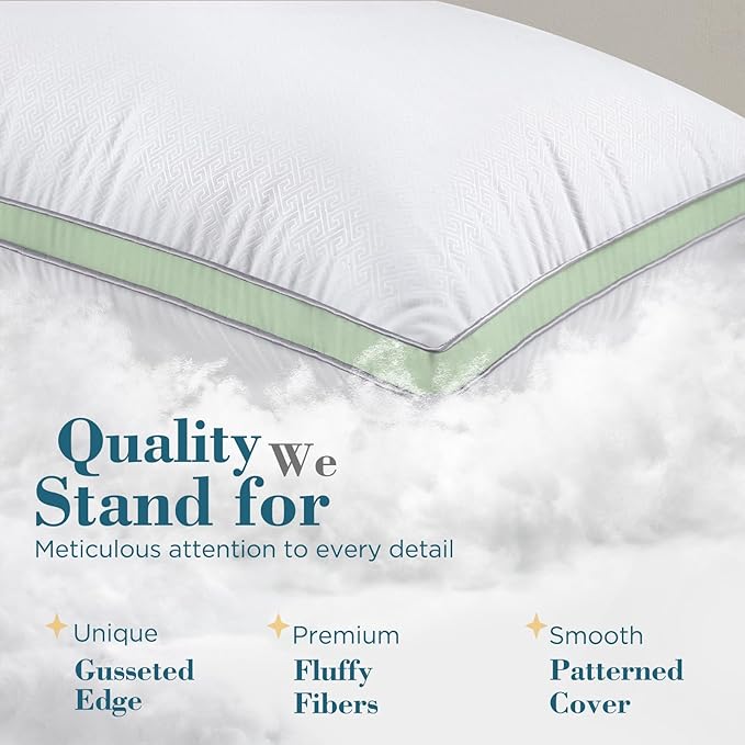 viewstar Bed Pillows Queen Sizes Set of 2, Hotel Quality Cooling Down - Image 5