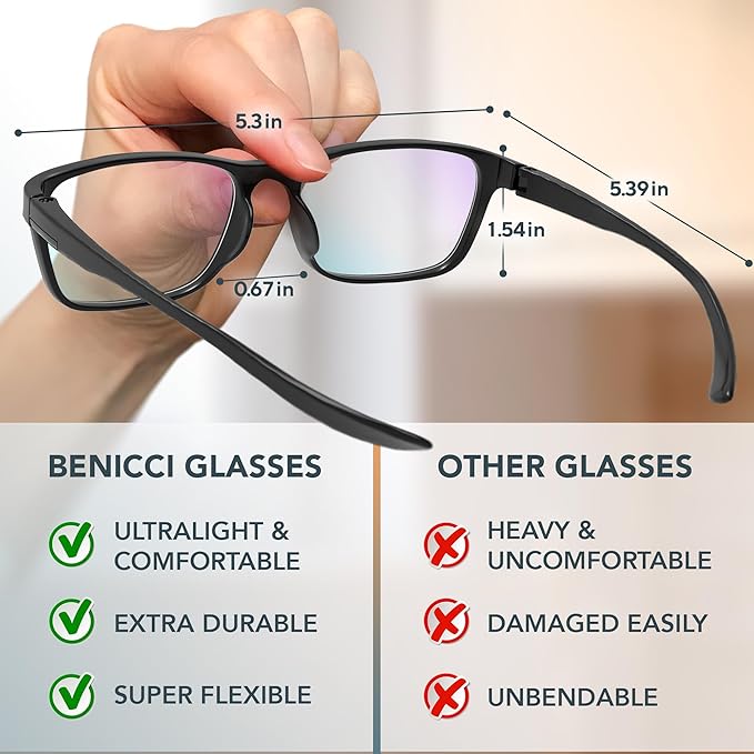 Stylish Blue Light Blocking Glasses - Image 4