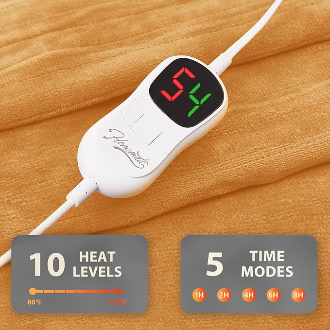 Homemate Electric Heated Blanket Twin Size - Image 4