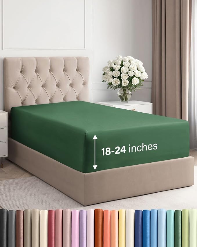 Extra Deep Twin Fitted Sheet by CGKUnlimited