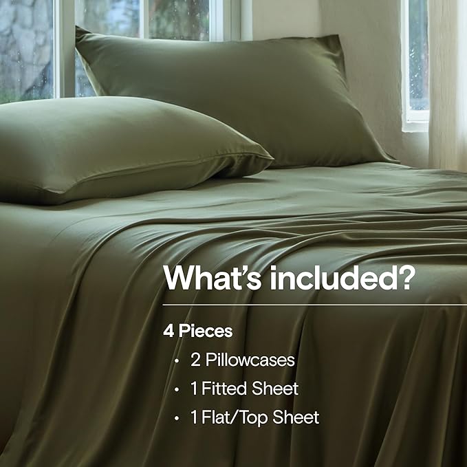 DOZ Sheet Set, 100% Viscose derived from Bamboo, Organically Grown, Buttery Soft - Image 2