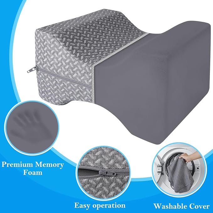 BlissTrends Memory Foam Knee Pillow, Knee Pillow - Image 2