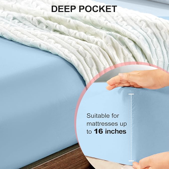 FreshCulture Queen Fitted Sheet - Image 4