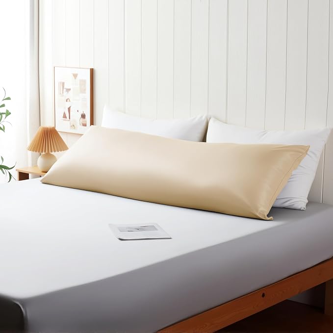 Body Cooling Pillow Case, Viscose Derived from Bamboo Long Pillow Protectors - Image 5