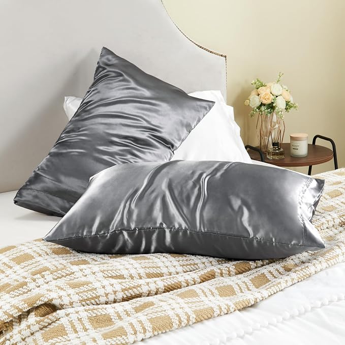 BEDELITE Satin Pillowcase for Hair and Skin, Super Soft and Cooling Similar to - Image 8