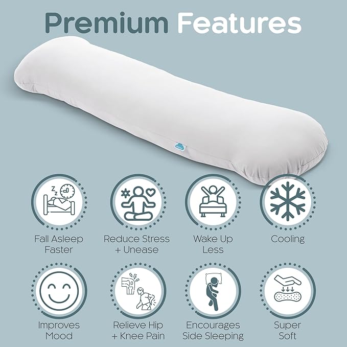 SleepCloud Weighted Body Pillow 6.5lbs - Image 3