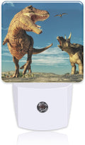 3D Dinosaur World Night Light for Kids, LED Night Light Plug into Wall by Uiaoiais