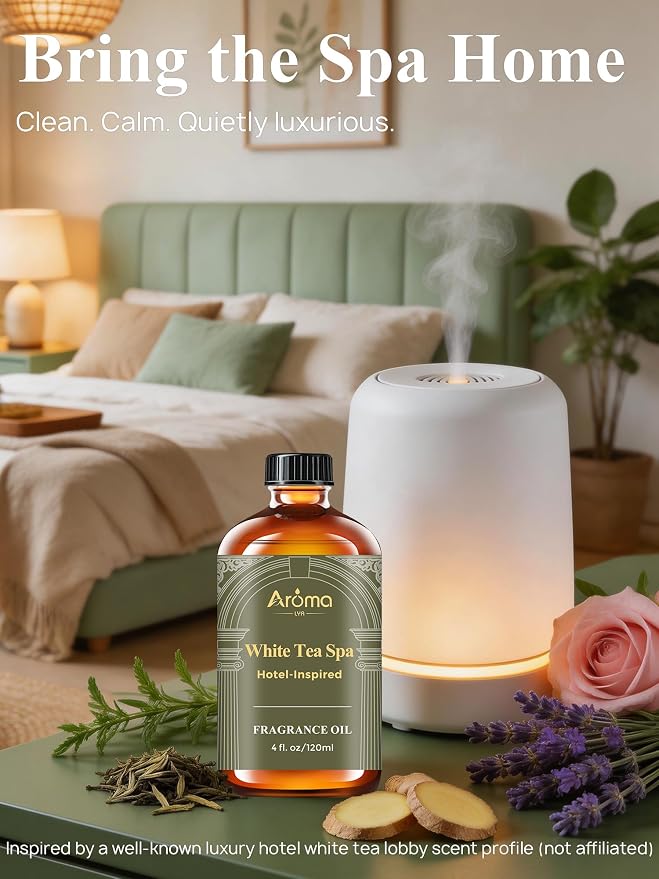 White Tea Spa — A Hotel-Inspired Diffuser Oil, Hotel Diffuser Oil - Image 6