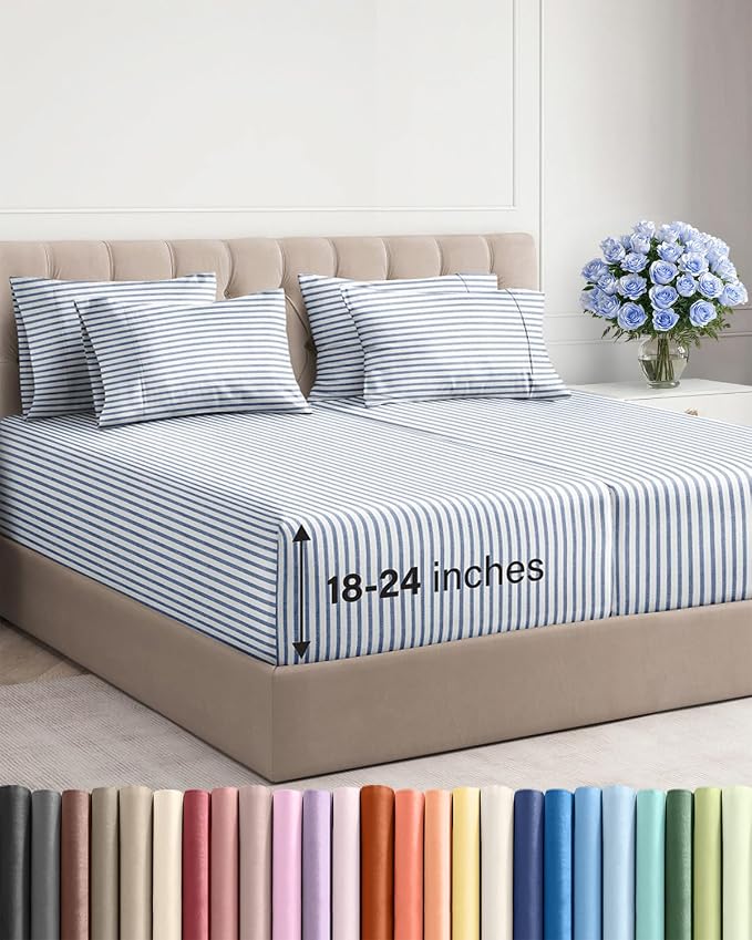 Extra Deep Split King Sheet Set by CGKUnlimited