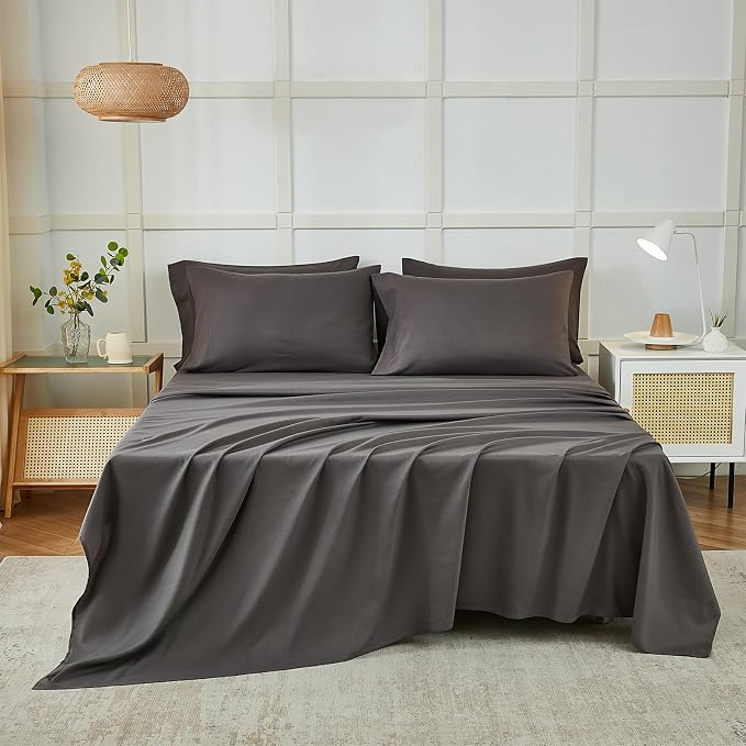 ILAVANDE King Size Sheets Set 6 Piece, Hotel Luxury Super Soft 1800 Series - Image 2