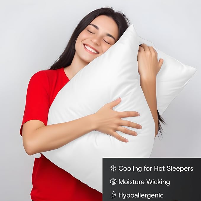 LINENWALAS Rayon Derived from Bamboo Standard Pillowcases - Image 6