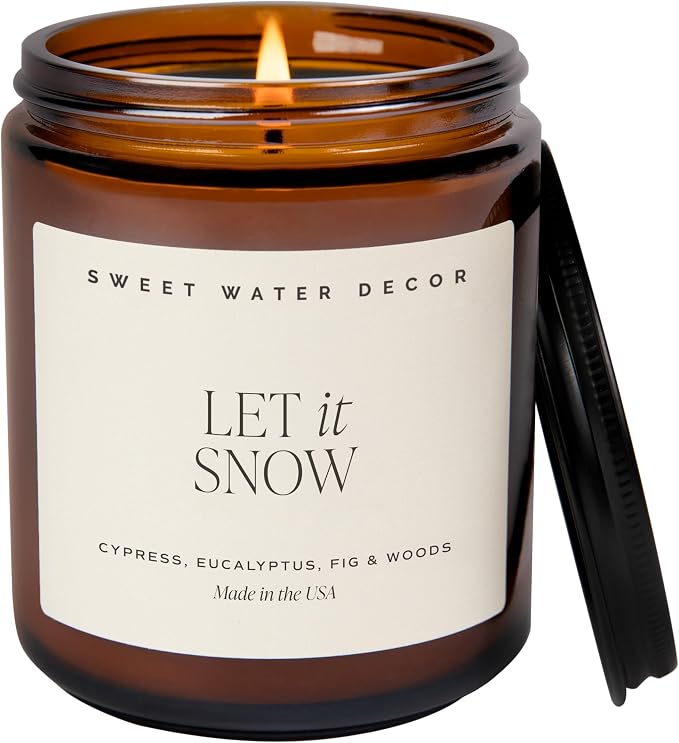 Sweet Water Decor Let it Snow Christmas Scented Candles by SweetWaterDecor