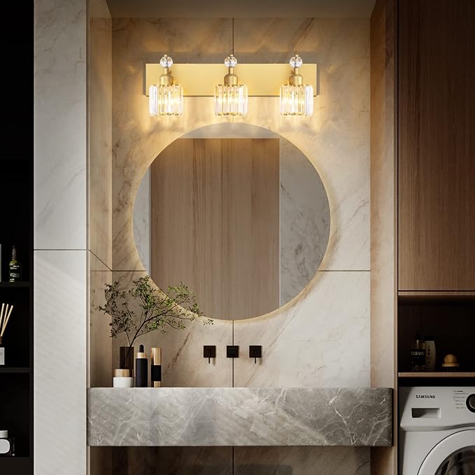 PRESDE Crystal 3 Light Vanity Light - Image 4