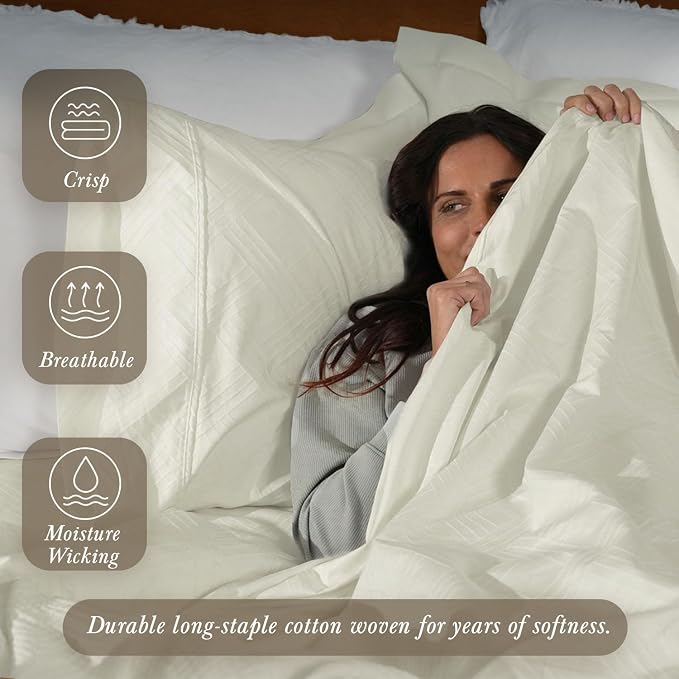 Threadmill Luxury 100% Cotton Full Bed-Sheets - Image 3