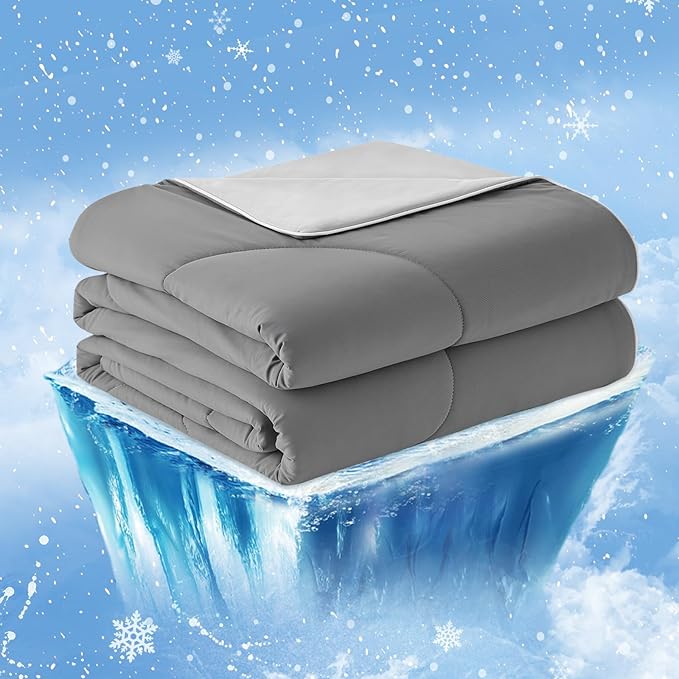 Cozy Bliss Cooling Comforter King XL Size, Cooling Blankets - Image 4