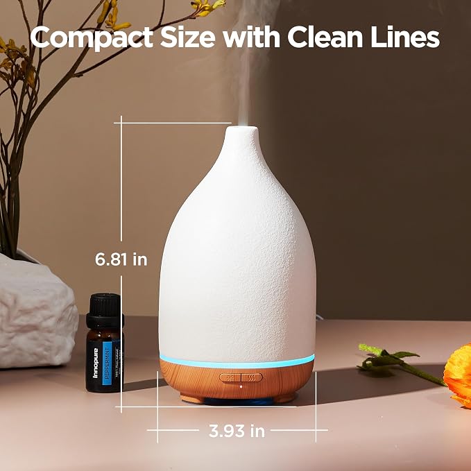 InnoGear Oil Diffuser, 150ML Ceramic Diffuser - Image 2
