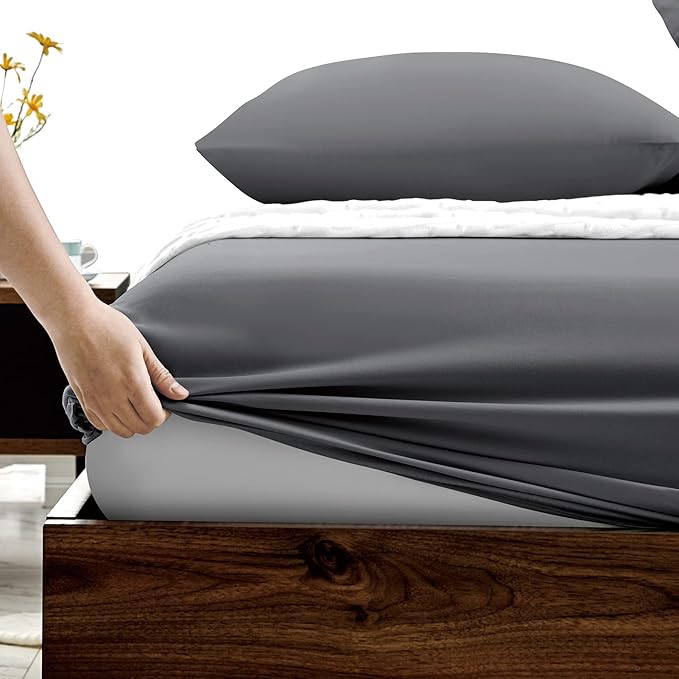 FreshCulture Twin Fitted Sheets, Bulk Pack of 6, Deep Pocket, Soft Microfiber - Image 3
