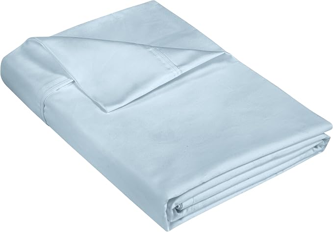 400 Thread Count 100% American Grown Cotton Flat Sheet by ROYALELINENS