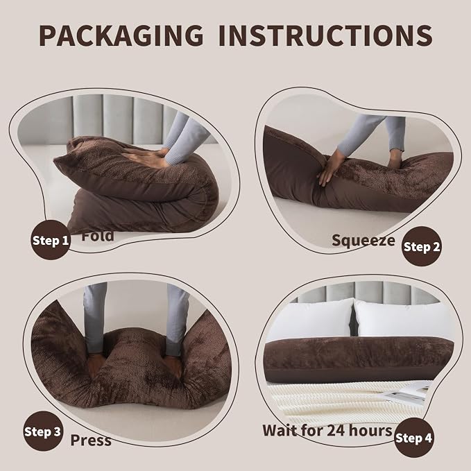 WhatsBedding Memory Foam Body Pillow - Image 7