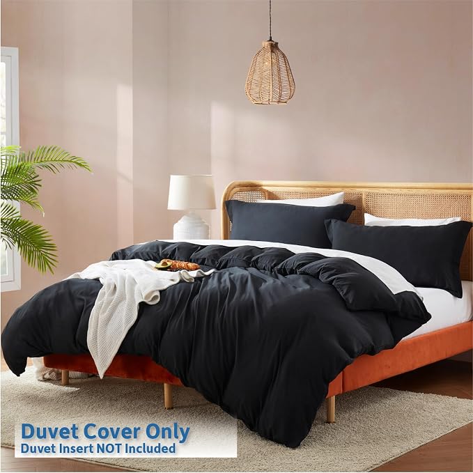 Nestl Black Duvet Cover Full Size - Image 2