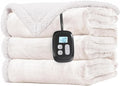 LaffyLo Electric Heated Blanket Twin Size 62 x 84, Fast Heating Blanket by LAFFYLO