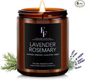 Lavender Rosemary Candle, Scented Candle by FFFRAGRFLOWING