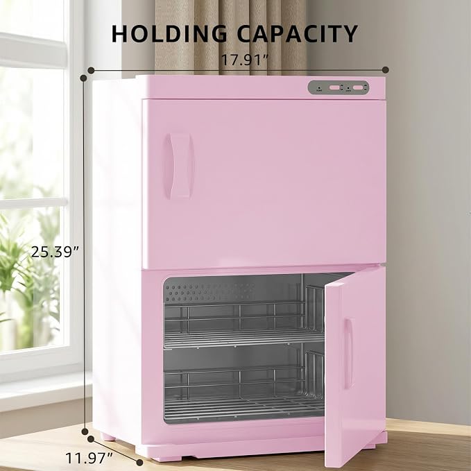 TABU Hot Towel Warmer Cabinet, 46L Extra Large Professional Towel Heater - Image 2