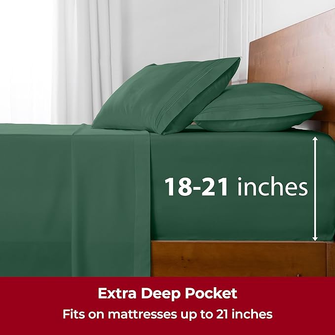 Mellanni Extra Deep Full Sheets - Image 6