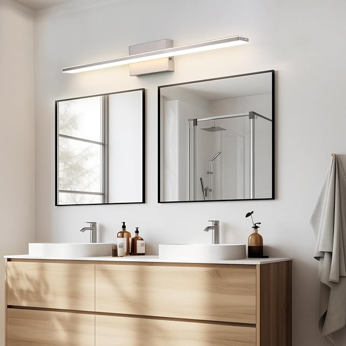 LED Brushed Nickel Vanity Light - Image 3