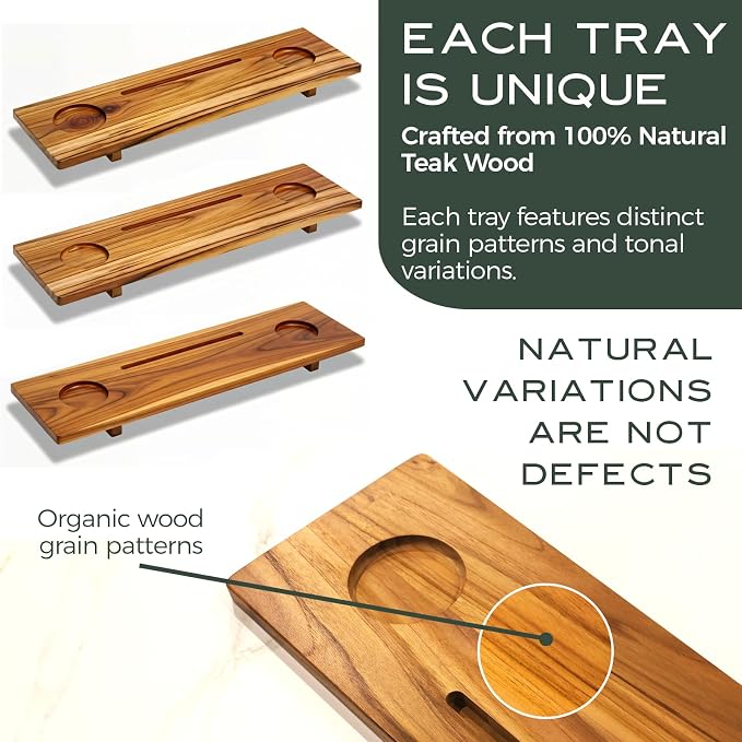 Teak Bathtub Tray for Tub 29” | Bath Tub Tray Wood for Small Tubs, Bath Tray - Image 12