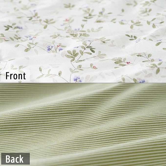 LEMIROE Botanical Cotton Comforter King Size - Image 4