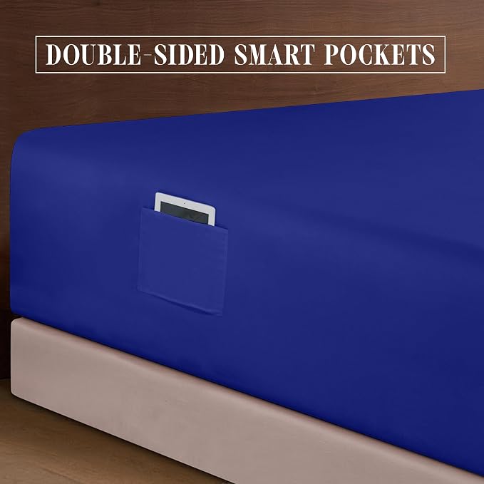 Elegant Comfort Luxurious 1500 Premium Hotel Quality Microfiber 4-Piece Sheet - Image 5