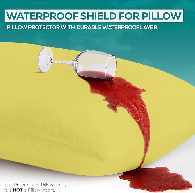 Utopia Bedding Premium 100% Waterproof Pillow Protectors - Image 3