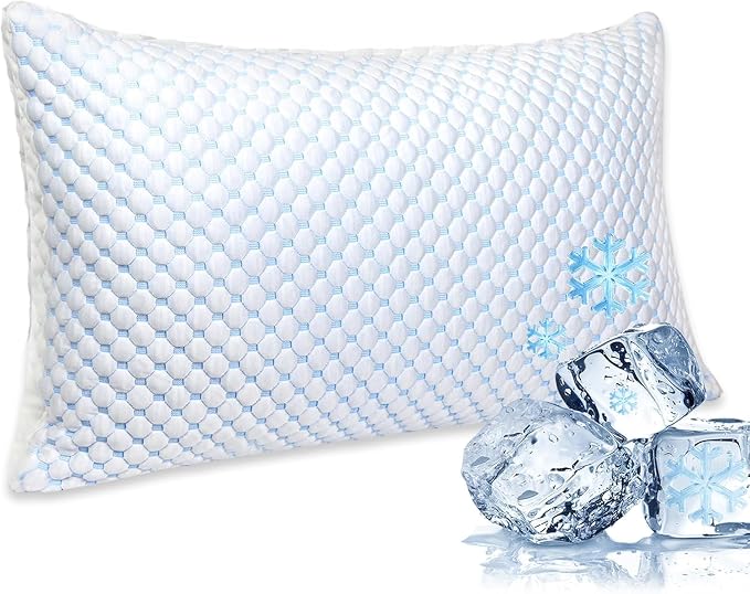 Cooling Pillows for Sleeping, Shredded Memory Foam Cooling Pillow for Hot by Unknown