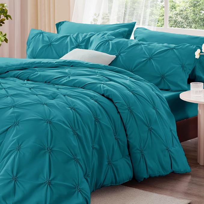 BEDELITE Teal Twin Comforter Set - Image 2