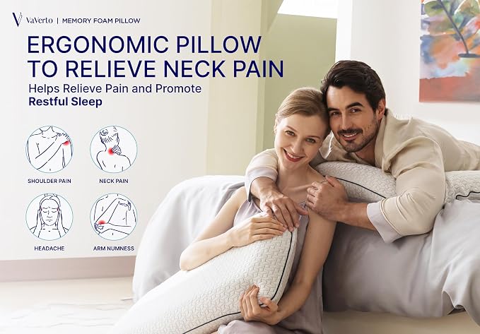 Cooling Gel Memory Foam Pillow - Image 9