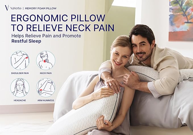 Cooling Gel Memory Foam Pillow - Image 9