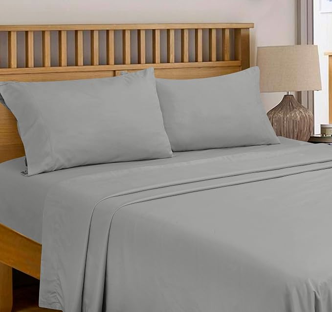 Royale Linens 300 Thread Count 100% Long Staple Combed Cotton Flat Sheet - Image 7