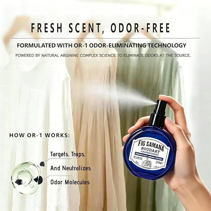 Travel Fabric Refresher Spray – Odor Eliminator & Wrinkle Release, TSA Approved - Image 2