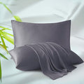 Bamboo Viscose Zippered Pillow Cases Standard Size Set of 2, 400 Thread Count by ZaizaiHome