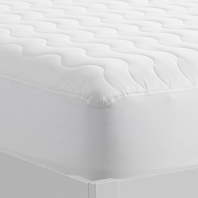 Serta Air Dry Basic Comfort Performance Fabric Quilted Mattress Pad, Cooling - Image 3