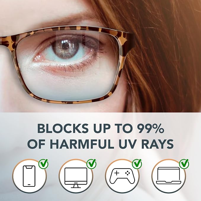 Stylish Blue Light Blocking Glasses - Image 2