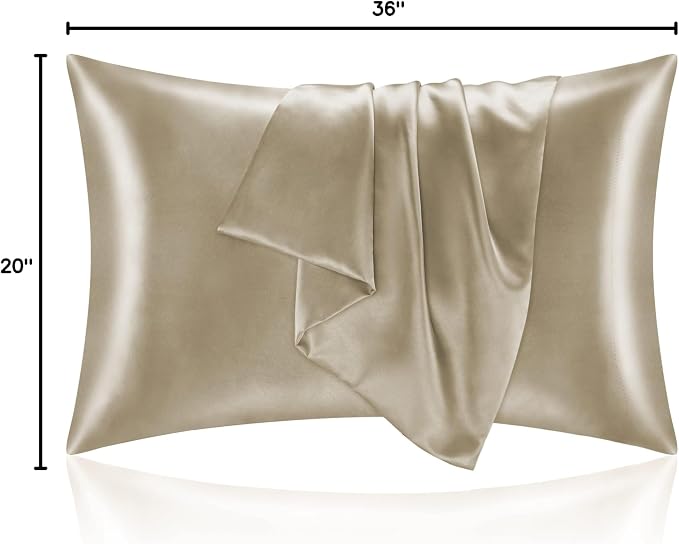 BEDELITE Satin Pillowcase for Hair and Skin, Super Soft and Cooling Similar to - Image 9