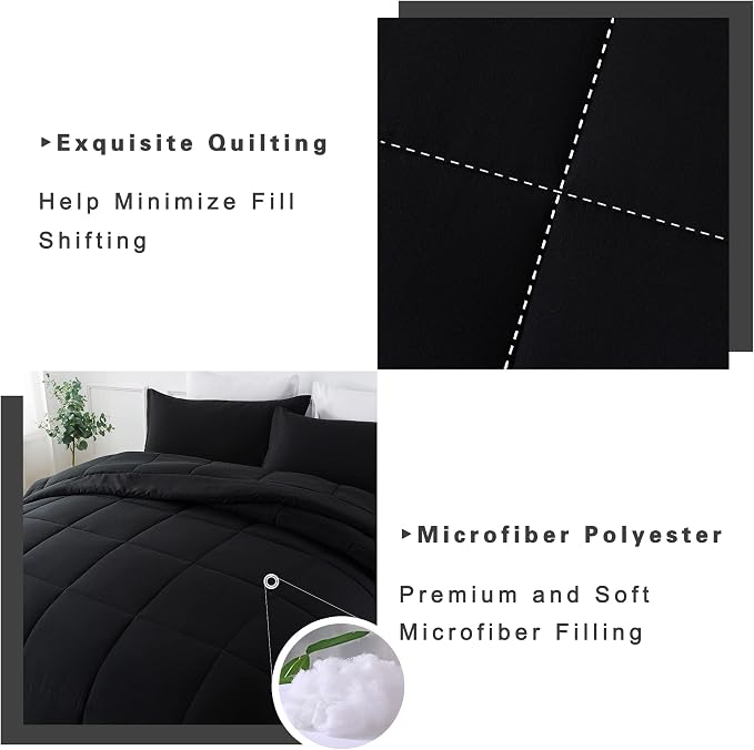 DOWNCOOL King Size Comforter Set -All Season Bedding Comforters Sets - Image 4